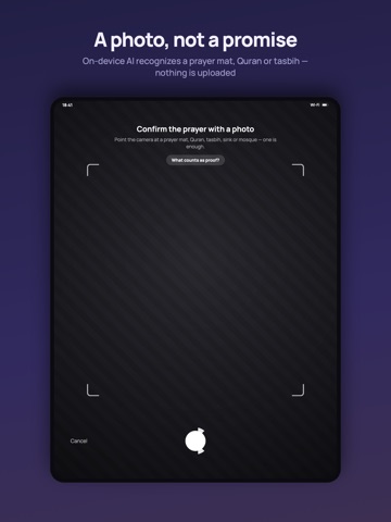 Niyyah AI: Prayer & Focus iPad screenshot
