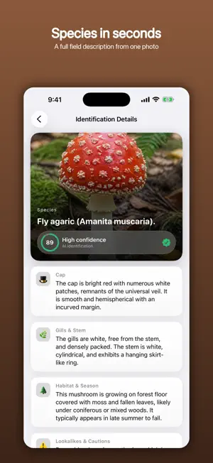 Wild Mushroom Identifier screenshot 2
