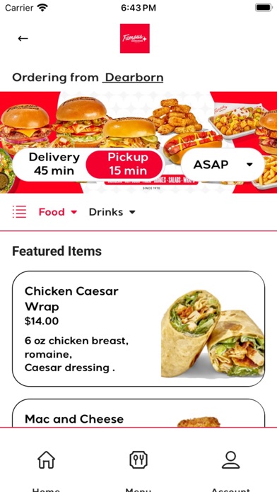 Famous Burgers Screenshot
