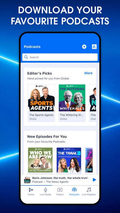 Global Player Radio & Podcasts Screenshot