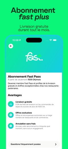 Fast: Livraison repas, courses screenshot 7
