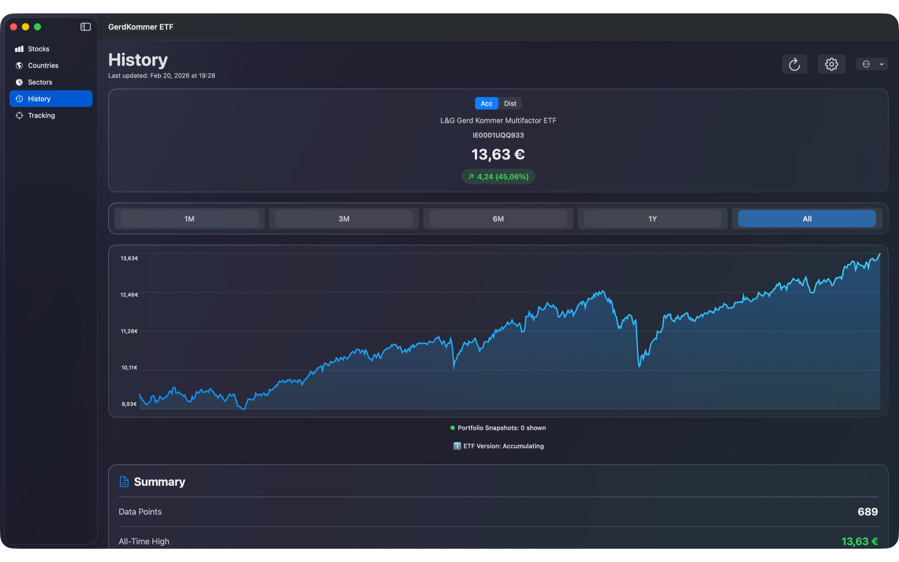 Gerd Kommer Tracker screenshot 12