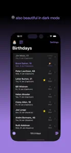 Birthdays, only! Never forget. screenshot #7 for iPhone