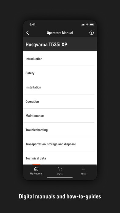 Husqvarna Connect iPhone screenshot 4 - Productivity app