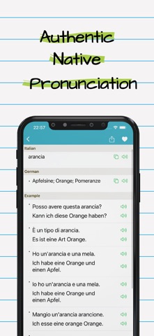 German Italian Dictionary Pro screenshot