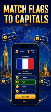 Flag Quiz - World Flags Game Screenshot 4 of 10