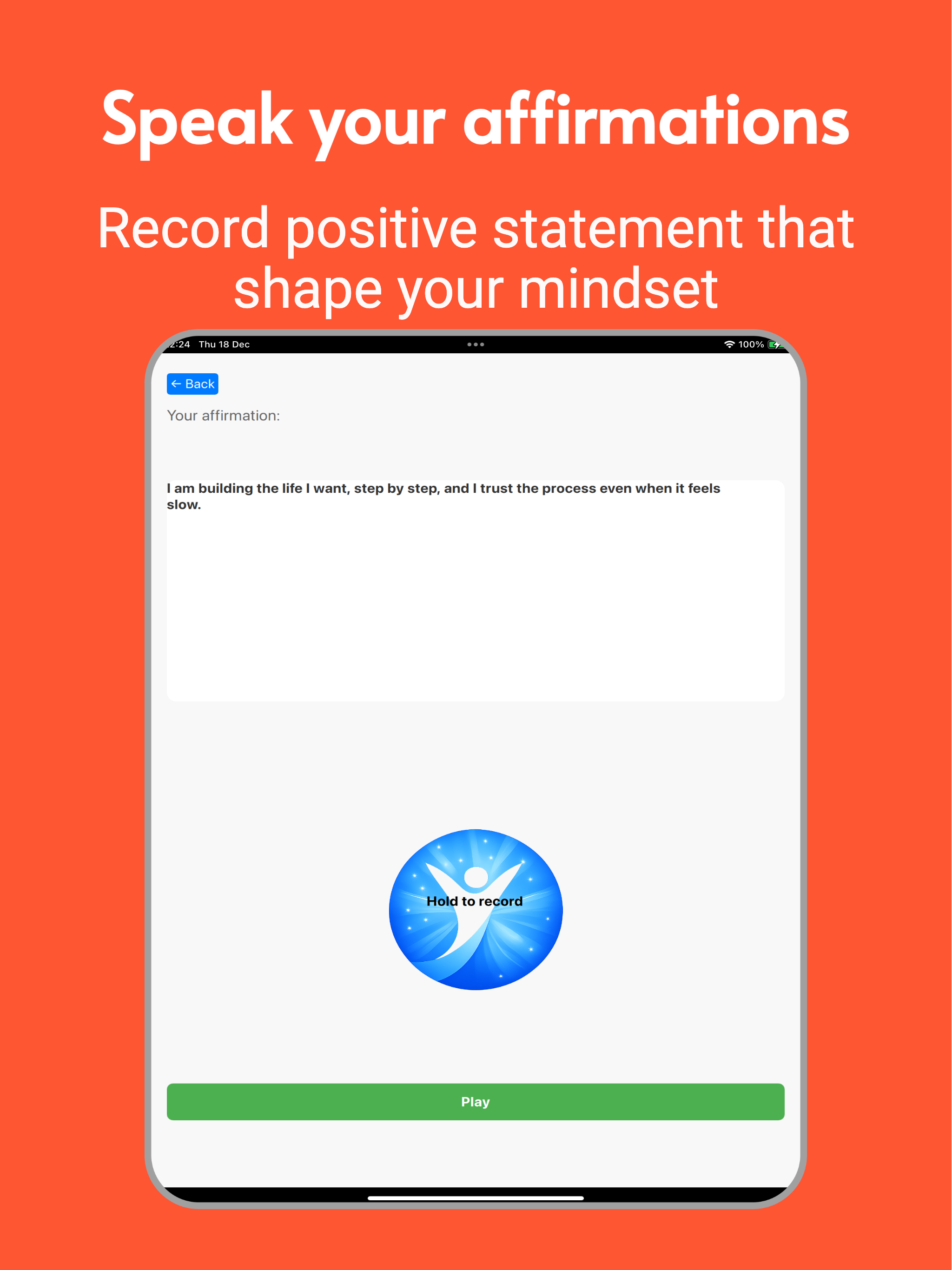 AffirmVoice:Voice Affirmations screenshot 8