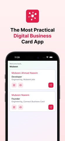 Digital Business Card: Connect screenshot