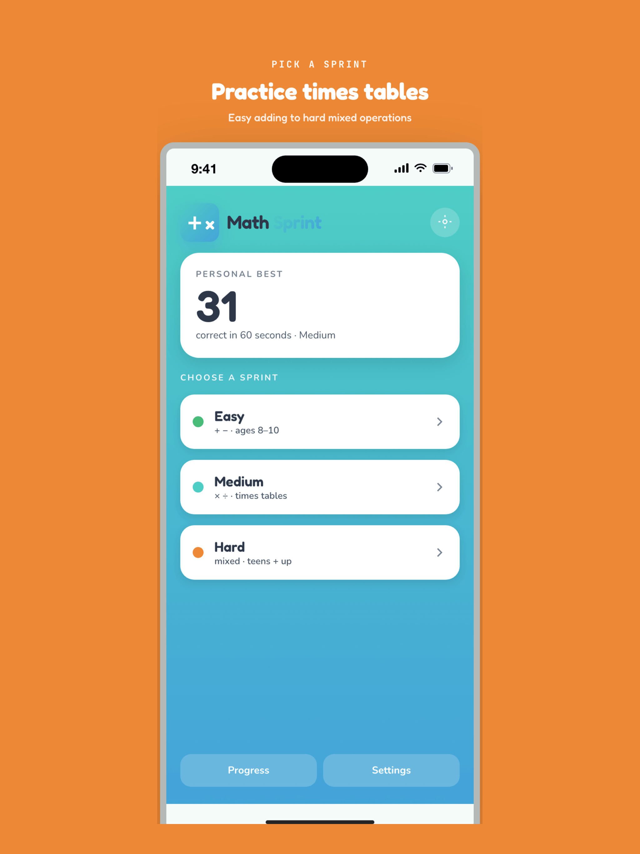 Math Sprint: Brain Math Game screenshot 10