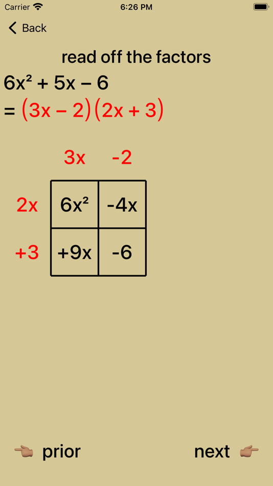 #7. Quadratic Factoring (iOS) 由: Walter Kissach