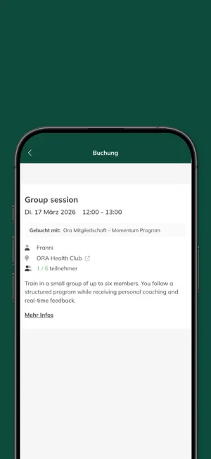 Ora Health Club screenshot 3