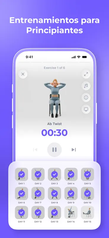 28 day Wall Pilates, Challenge screenshot 3 of 5