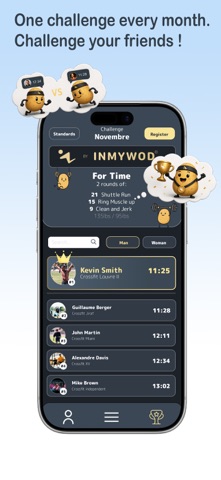 InMyWod: Workout video tracker iPhone screenshot