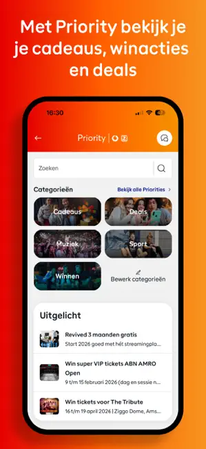 Vodafone & Ziggo iPhone screenshot 5