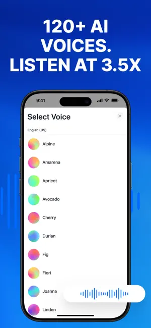 Audeus Text to Speech screenshot 2