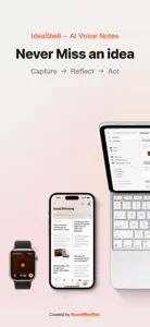 ideaShell: AI Voice Notes screenshot #1 for iPhone