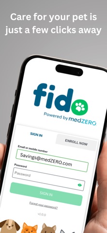 fido by medZERO Screenshot 1 of 4