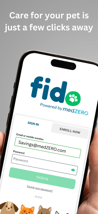 fido by medZERO Screenshot 1 of 4