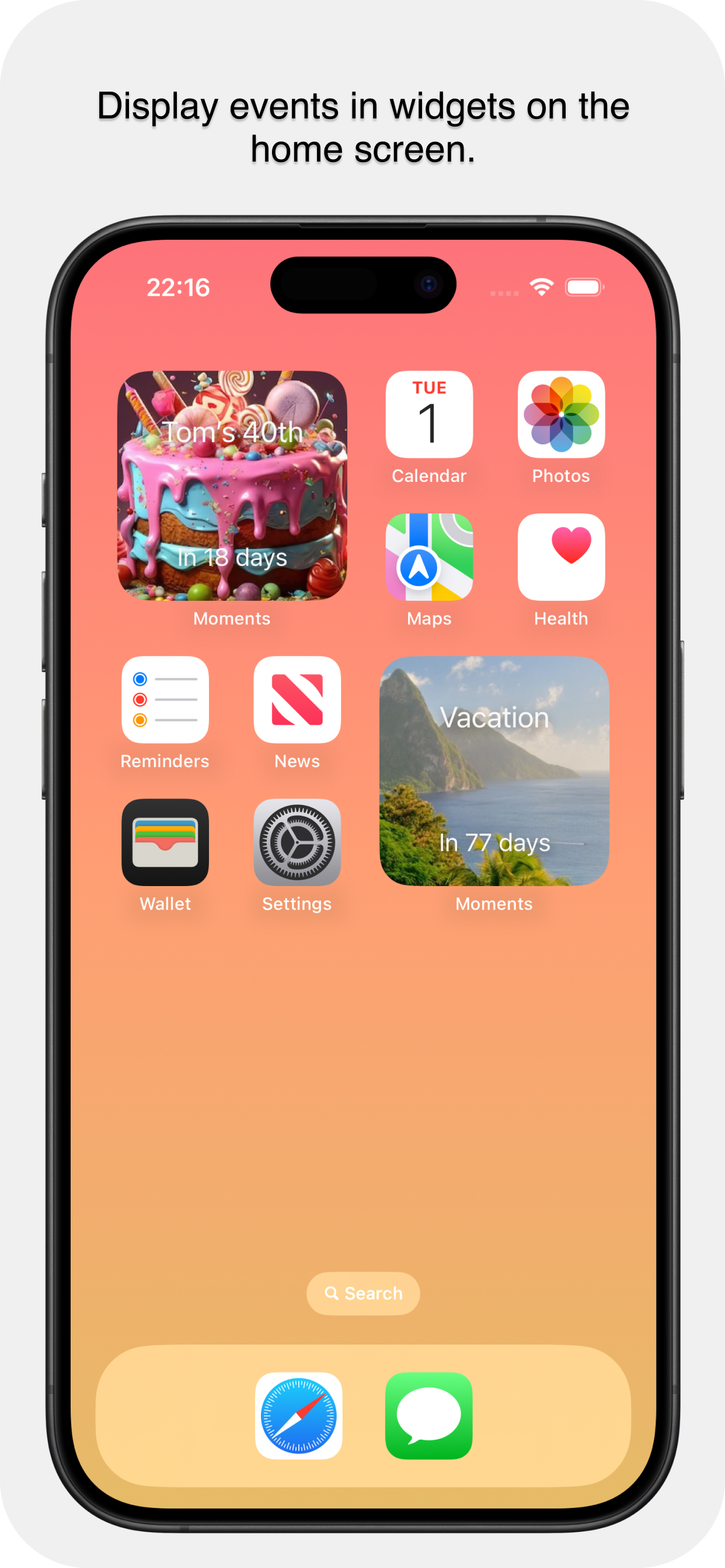 Moments - Event Tracker screenshot 4