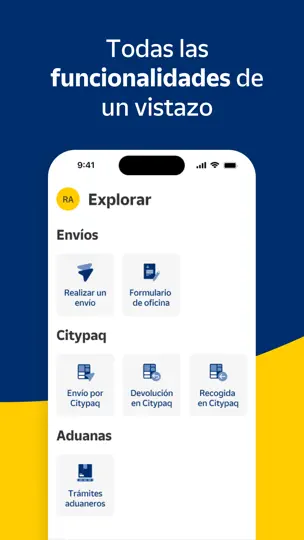 Captura de pantalla de Correos: Envío Y Seguimiento en iPhone 8