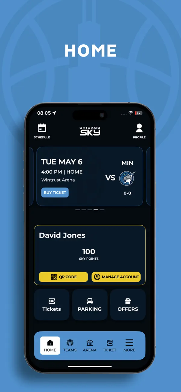 Screenshot #2 pour Chicago Sky Mobile