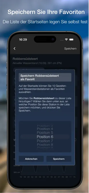 Die Gezeiten - Wasserstände screenshot 5 of 6