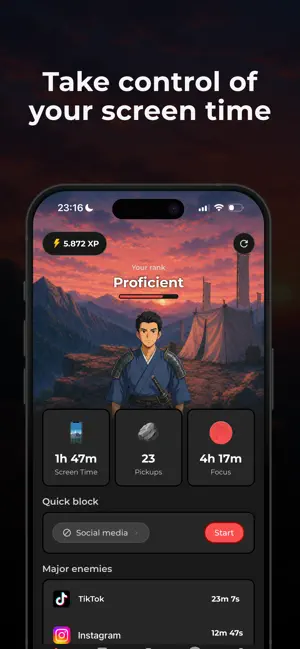 Sharper - Screen Time Control screenshot 1