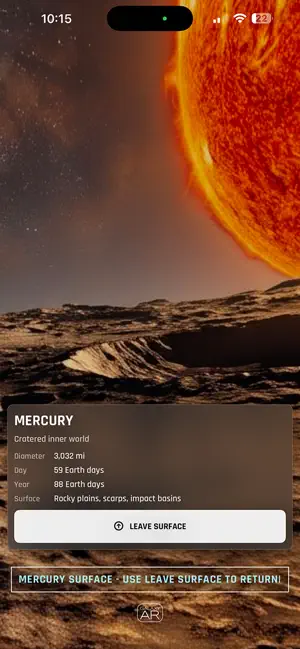Galaxy AR Augmented Reality screenshot 2