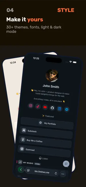 Link2Me - Link in Bio & Chat screenshot 4