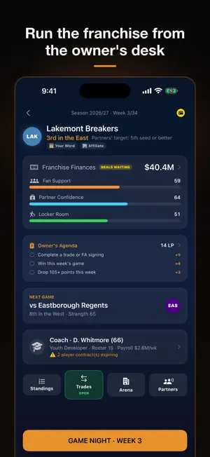 Basketball Owner: Franchise GM screenshot 2
