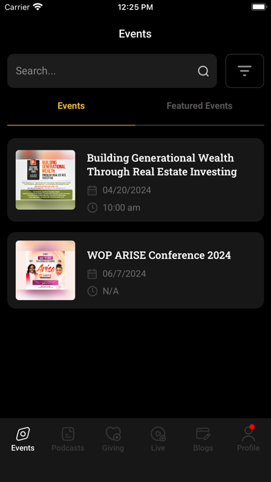AHOW App Screenshot