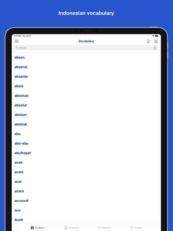 Screenshot #4 pour Indonesian Vocab & Sentences
