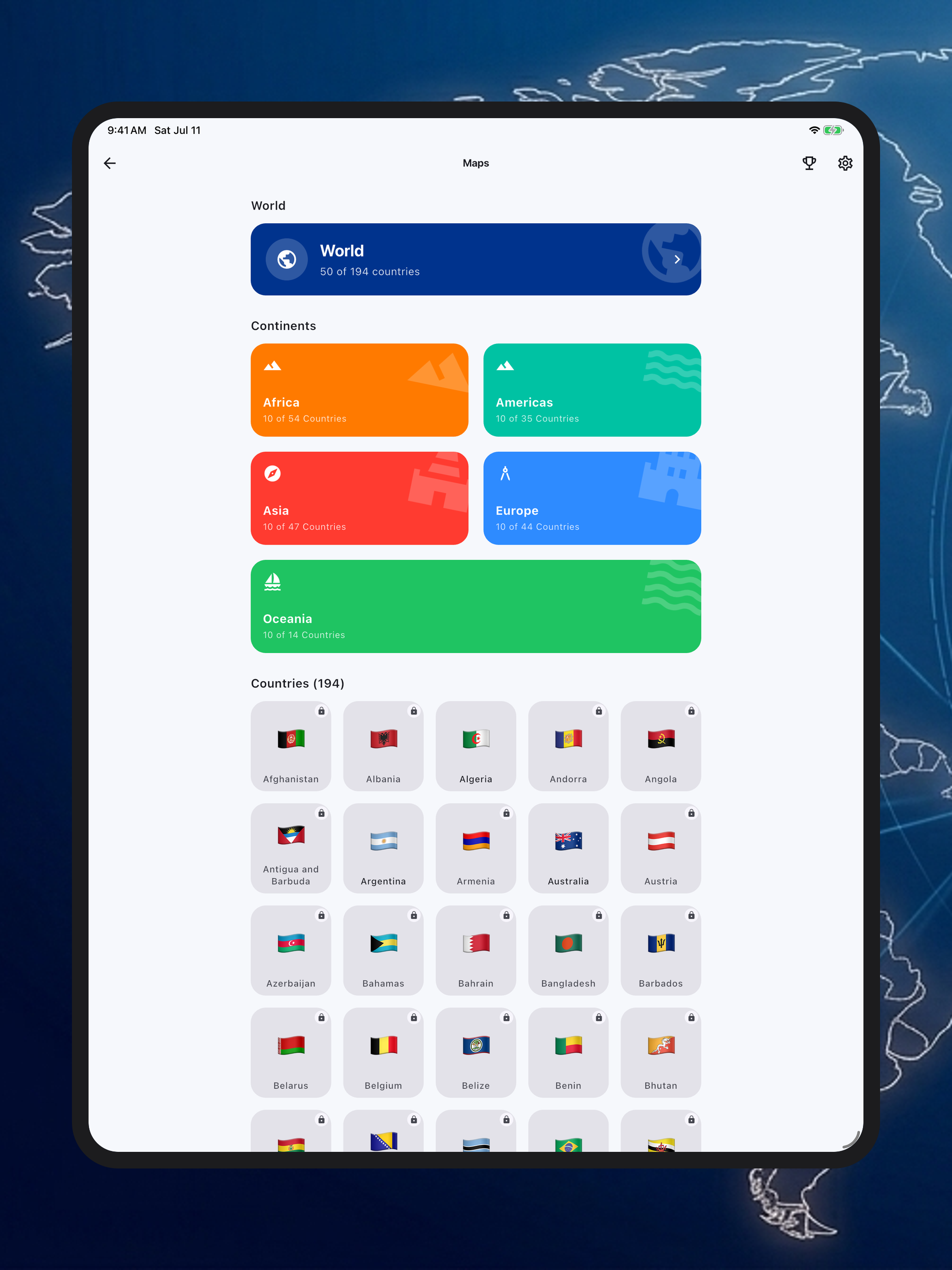 MapIt: World Geography Quiz screenshot 11