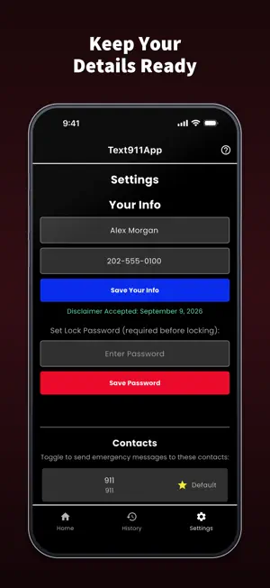 Text911App screenshot 3