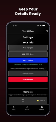 Text911App Screenshot 3 of 3