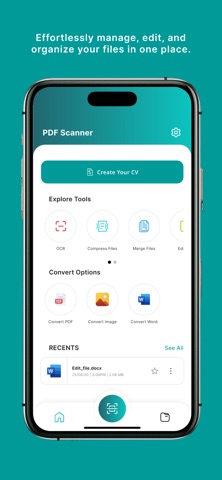 Toolkit–Scanner, OCR, CV Maker Screenshot 1 of 6