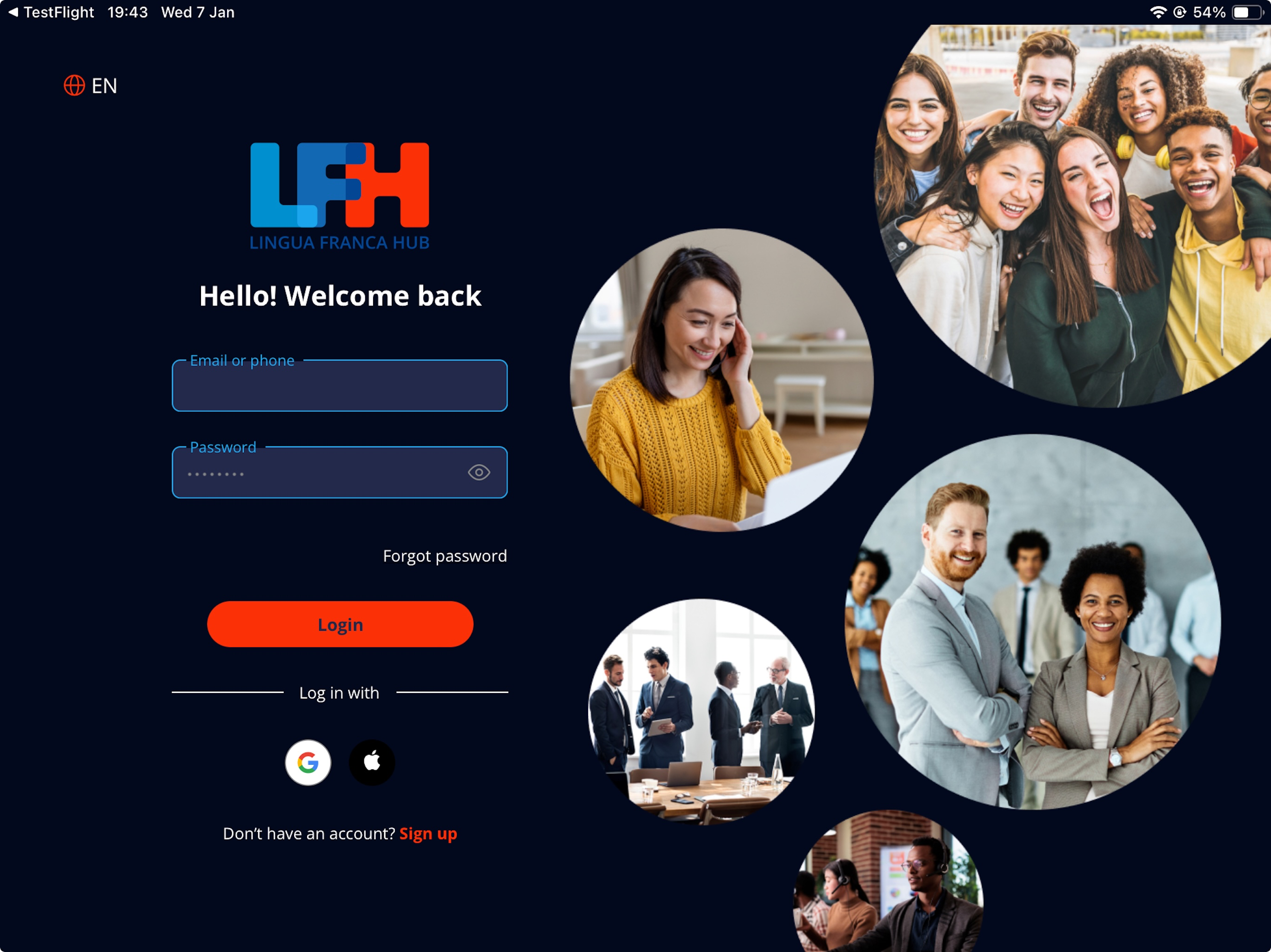 Linguafrancahub screenshot 6