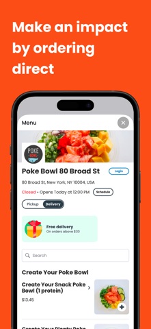 Poke Bowl iPhone screenshot