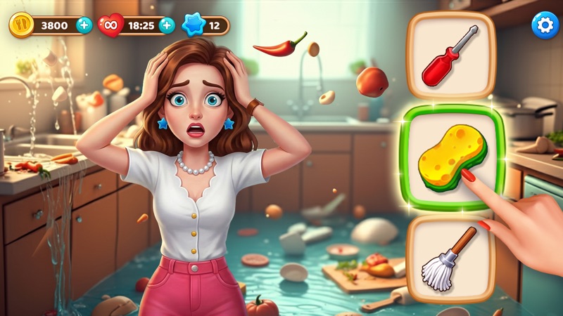 Manor Cafe: juegos de unir 3 screenshot 1