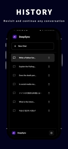 DeepSync : Multi AI Assistant Screenshot 7 of 8