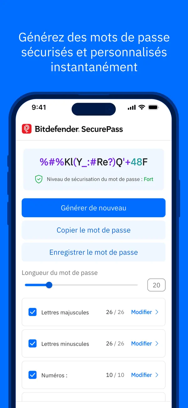 Screenshot #3 pour Bitdefender SecurePass