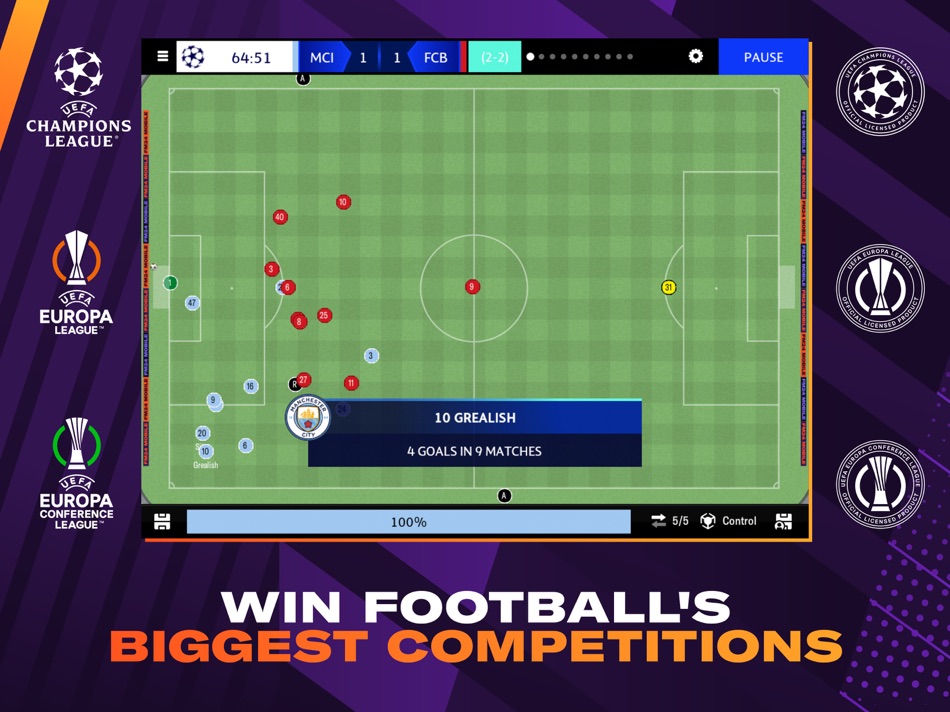 #6. Football Manager 2024 Mobile (iOS) 来自: Netflix, Inc.