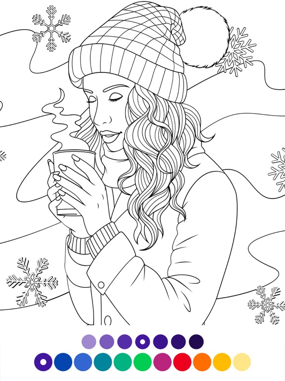 Screenshot #5 pour Christmas Coloring Book·