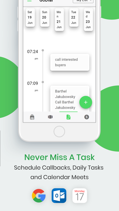 GoDial Auto Dialer & Sales CRM iPhone screenshot