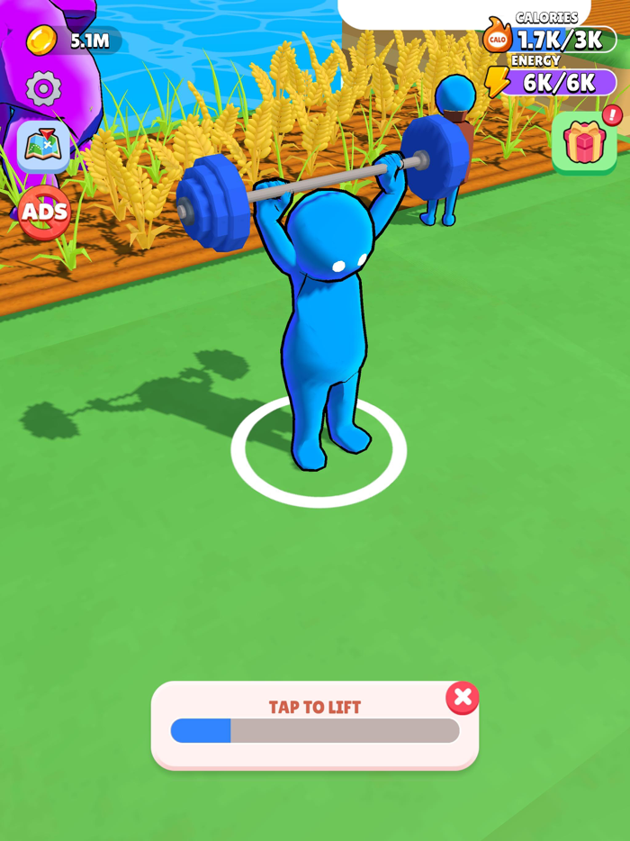 Muscle Land Clicker Lifting