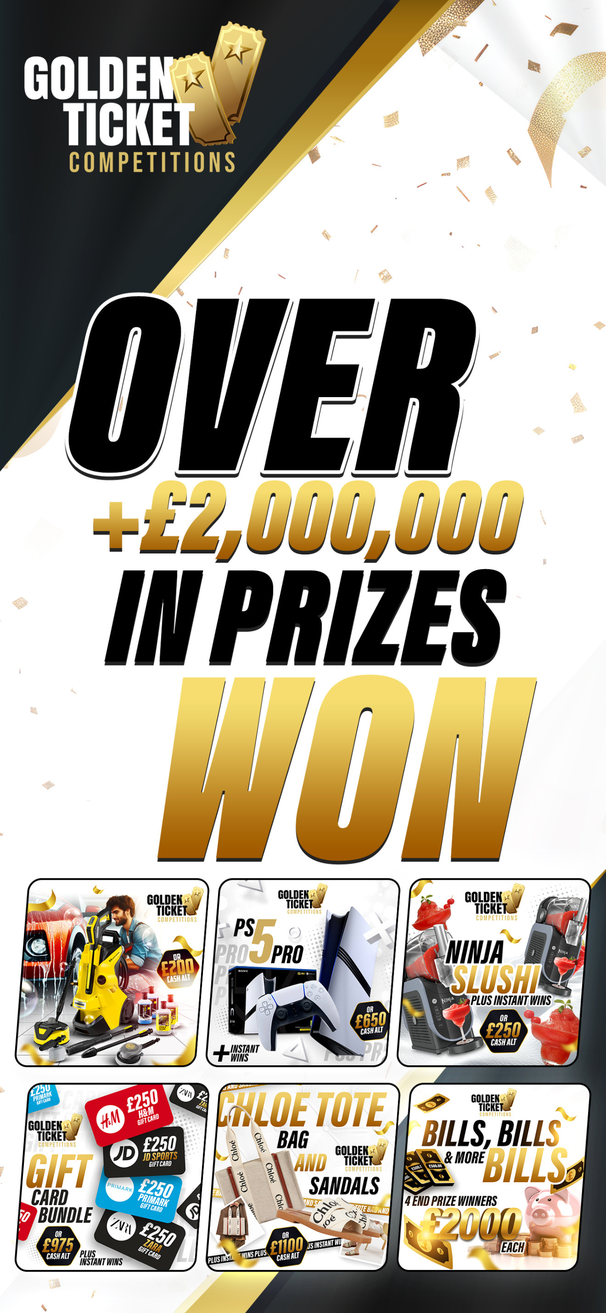 Golden Ticket Competitions screenshot 5