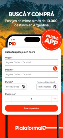 Plataforma 10 Pasajes de Micro screenshot