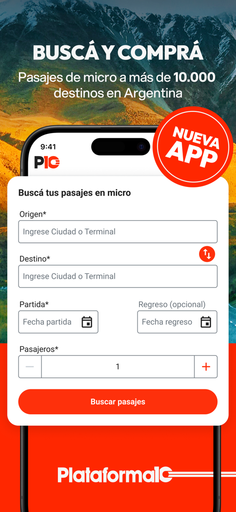 Plataforma 10 Pasajes de Micro screenshot 1
