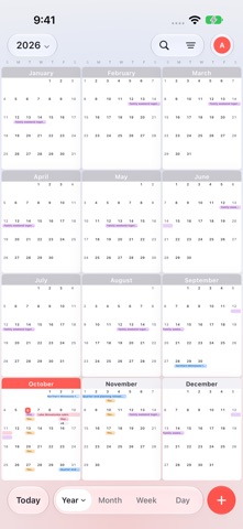 Walli - Yearly Calendar Screenshot 1 of 5