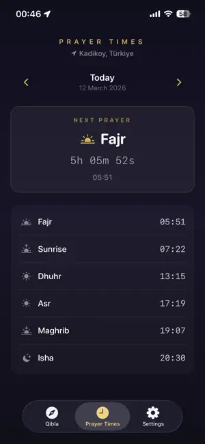 Qiblalys: Find the Qibla screenshot 1